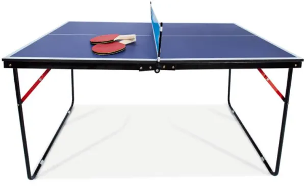 Odin Bordtennisbord 137x76x67cm - 12mm MDF - inkl. 1 nät, 3 bollar och 2 racketar