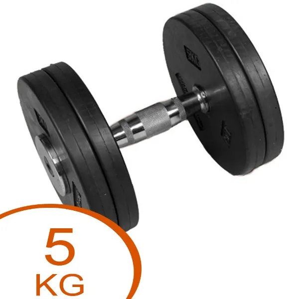 Eurosport Fast Gummiplatta Hantel 5kg (1 st.)